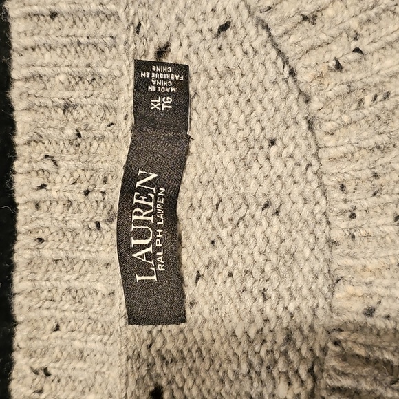 Lauren Ralph Lauren Grey sweater size XL - Picture 2 of 7